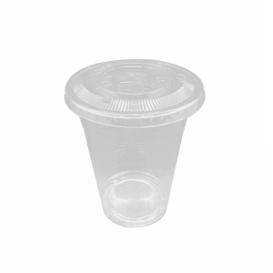 CCF 32OZ(D107MM) PET Plastic Flat Lid For PET Plastic Cup - 1000 Pieces/Case