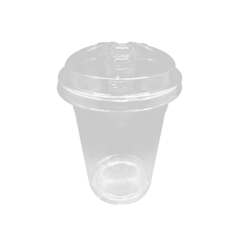 24oz Plastic PET Cup with Lids and Straws – King Zak