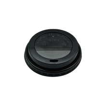 Load image into Gallery viewer, CCF 10-24OZ(D90MM) PS Plastic Sipper Lid For Paper Coffee Cup - Black 1000 Pieces/Case