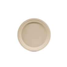 Load image into Gallery viewer, CCF Single Compartment Bagasse Molded Fiber Plate 6" - 1000 Pieces/Case