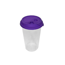 Load image into Gallery viewer, CCF 16-32OZ(D90MM) Premium PP Lid/Attached Stopper For PP Injection Cup - Purple 1000 Pieces/Case