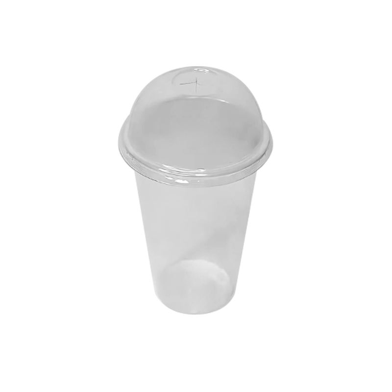12-32OZ(D90MM) PET Plastic Dome Lid For PP Injection Cup