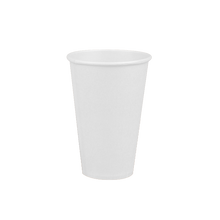 Load image into Gallery viewer, CCF 16OZ(D90MM) Single Wall Paper Coffee Cup - White 1000 Pieces/Case