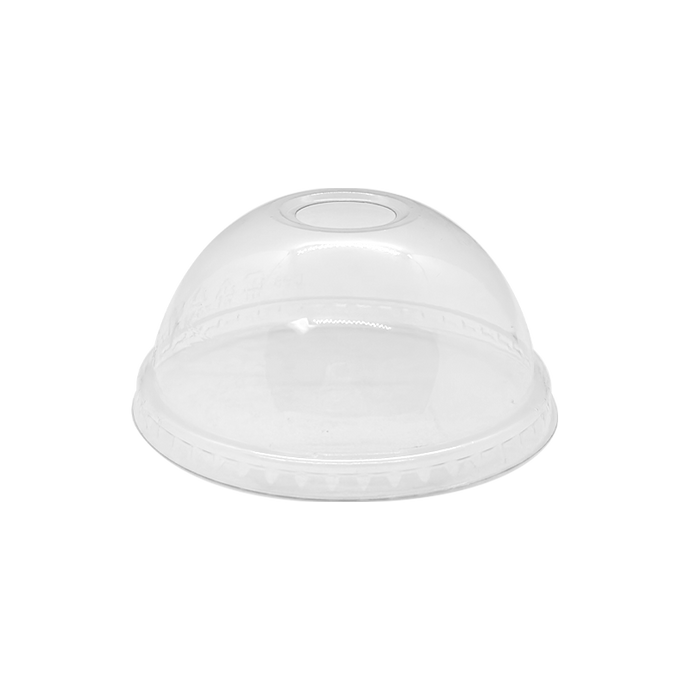 CCF 12-24OZ(D98MM) PET Plastic Dome Lid For PET Plastic Cup - 1000 Pieces/Case