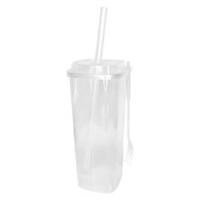 Load image into Gallery viewer, CCF 32OZ (950/975ml) Premium PP Injection Plastic Square Cup - Clear 240 sets/Case