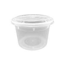 Load image into Gallery viewer, CCF 32OZ(D139MM) Premium PP Injection Plastic Soup Bowl with Lid - 120 Sets/Cases (Microwavable)