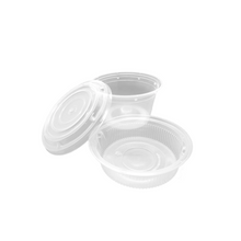 Load image into Gallery viewer, CCF 32OZ(D139MM) Premium PP Injection Plastic Soup Bowl with Insert & Lid - 50 Sets/Cases (Microwavable)