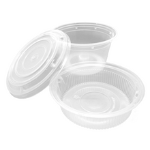 Load image into Gallery viewer, CCF 64OZ(D175MM) Premium PP Injection Plastic Soup Bowl with Insert & Lid - 50 Sets/Cases (Microwavable)