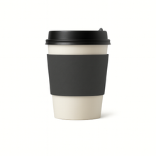 Load image into Gallery viewer, CCF Eco Friendly Disposable Corrugated Black Sleeve For Drink Cup - 1000 Pieces/Case