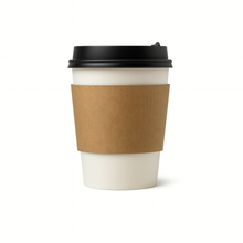 Load image into Gallery viewer, CCF Eco Friendly Disposable Corrugated  Kraft Sleeve For Drink Cup - 1000 Pieces/Case