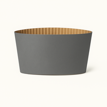 Load image into Gallery viewer, CCF Eco Friendly Disposable Corrugated Gray Sleeve For Drink Cup - 1000 Pieces/Case