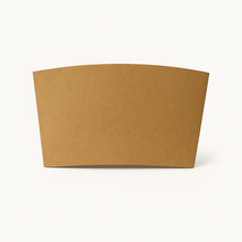 Load image into Gallery viewer, CCF Eco Friendly Disposable Corrugated  Kraft Sleeve For Drink Cup - 1000 Pieces/Case