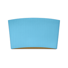 Load image into Gallery viewer, CCF Eco Friendly Disposable Corrugated Blue Sleeve For Drink Cup - 1000 Pieces/Case