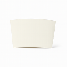 Load image into Gallery viewer, CCF Eco Friendly Disposable Corrugated White Sleeve For Drink Cup - 1000 Pieces/Case