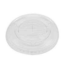 Load image into Gallery viewer, CCF 32OZ(D107MM) PET Plastic Flat Lid For PET Plastic Cup - 1000 Pieces/Case