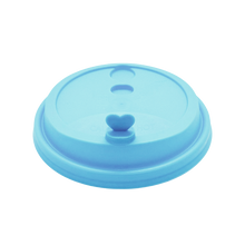 Load image into Gallery viewer, CCF 16-32OZ(D90MM) Premium PP Lid/Heart Stopper For PP Injection Cup - Blue 1000 Pieces/Case