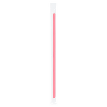 Load image into Gallery viewer, CCF Individually Wrapped PP Plastic Drink Straws - Pink L9" 6MM Diameter - 2500 Pieces/Case