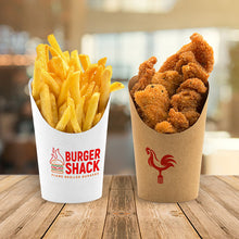 Load image into Gallery viewer, CCF 12oz French Fries/Snacks Kraft Paper Holder - 1000 pieces/case