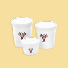 Load image into Gallery viewer, CCF 32OZ(D115MM) Soup Paper Container - White 500 Pieces/Case