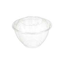 Load image into Gallery viewer, CCF 40OZ PET Plastic Rose Salad Bowl & Lids - 150 Sets/Case