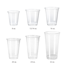 Load image into Gallery viewer, CCF 32OZ(1000ml) PET Plastic Drink Cup | 107mm Diameter | 500 Pieces/Case
