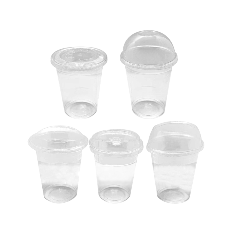 16 oz plastic cups with lids CCF 16OZ(500ml) PET Plastic Drink Cup | 98mm Diameter