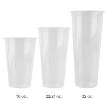 Load image into Gallery viewer, CCF 16OZ(500ml) Premium PP Injection Plastic Cup - Clear | 90mm Diameter | 500 Pieces/Case