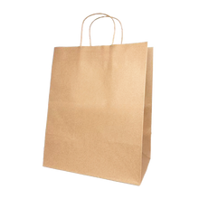 Load image into Gallery viewer, CCF Eco-Friendly Heavy Duty Kraft Paper Shopping Bag #A - 250 Pieces/Case