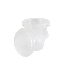 Load image into Gallery viewer, CCF 22/24OZ(650ml/700ml) Premium PP Injection Drink Bucket With Lid + Handle - Clear 300 Sets/Case