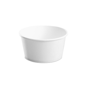 CCF 24OZ(D142MM) Yogurt Paper Cup (Hot/Cold Use) - White 600 Pieces/Case
