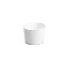Load image into Gallery viewer, CCF 8OZ(D90MM) Yogurt Paper Cup (Hot/Cold Use) - White 1000 Pieces/Case