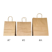Load image into Gallery viewer, CCF Eco-Friendly Heavy Duty Kraft Paper Shopping Bag #A - 250 Pieces/Case