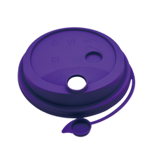 Load image into Gallery viewer, CCF 16-32OZ(D90MM) Premium PP Lid/Attached Stopper For PP Injection Cup - Purple 1000 Pieces/Case