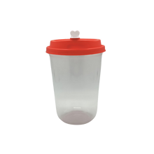 Load image into Gallery viewer, CCF 16-32OZ(D90MM) Premium PP Lid/Heart Stopper For PP Injection Cup - Red 1000 Pieces/Case