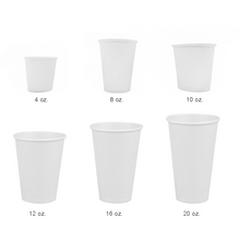 Load image into Gallery viewer, CCF 16OZ(D90MM) Single Wall Paper Coffee Cup - White 1000 Pieces/Case