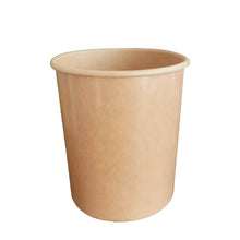 Load image into Gallery viewer, CCF 32OZ(D115MM) Soup Paper Container - Kraft 500 Pieces/Case