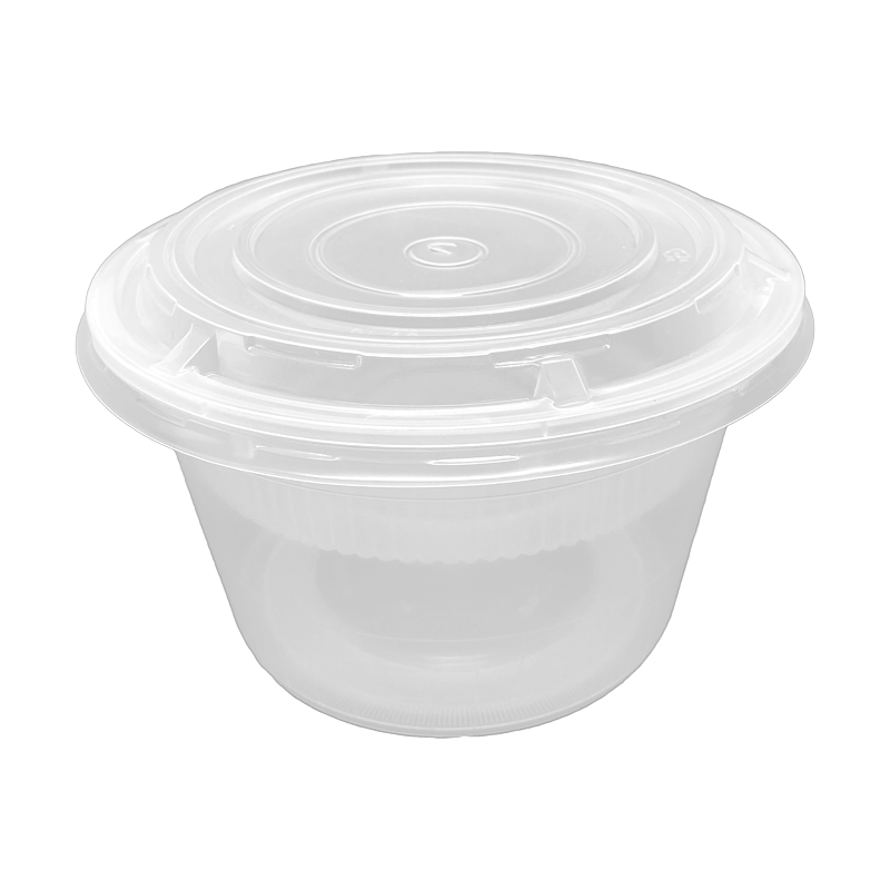 PresentaBowl® 12 oz Clear OPS Plastic Carryout Bowl - 5 1/2Dia x