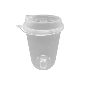 CCF16OZ(D90MM) Premium PP Injection Plastic "U" Style Cup - Clear 500 Pieces/Case