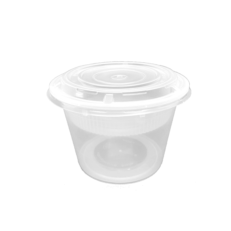 CCF 36OZ(D175MM) Premium PP Injection Plastic Soup Bowl with Lid - 120  Sets/Cases (Microwavable)