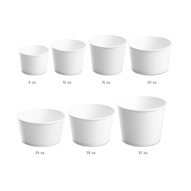Disposable Plates and Bowls  Lid for 32oz white paper cups