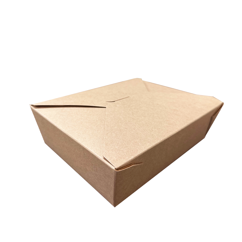 CCF 54OZ Paper Fold Meal Box - Kraft 200 Pieces/Case