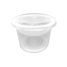 Load image into Gallery viewer, CCF 64OZ(D175MM) Premium PP Injection Plastic Soup Bowl with Insert & Lid - 50 Sets/Cases (Microwavable)