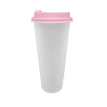 Load image into Gallery viewer, CCF 22/24OZ(700ml) Premium PP Injection Plastic Cup - Frosted | 90mm Diameter | 500 Pieces/Case