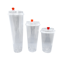Load image into Gallery viewer, CCF 22/24OZ(D90MM) Premium PP Injection Plastic Cup - Clear 500 Pieces/Case