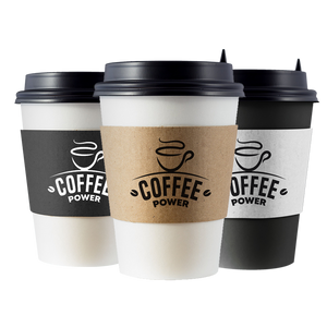 Custom Print Eco Friendly Disposable Corrugated Drink Cup Sleeves