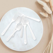 Load image into Gallery viewer, CCF Bulk Heavy Duty PP Plastic Spoon - White 1000 Pieces/Case