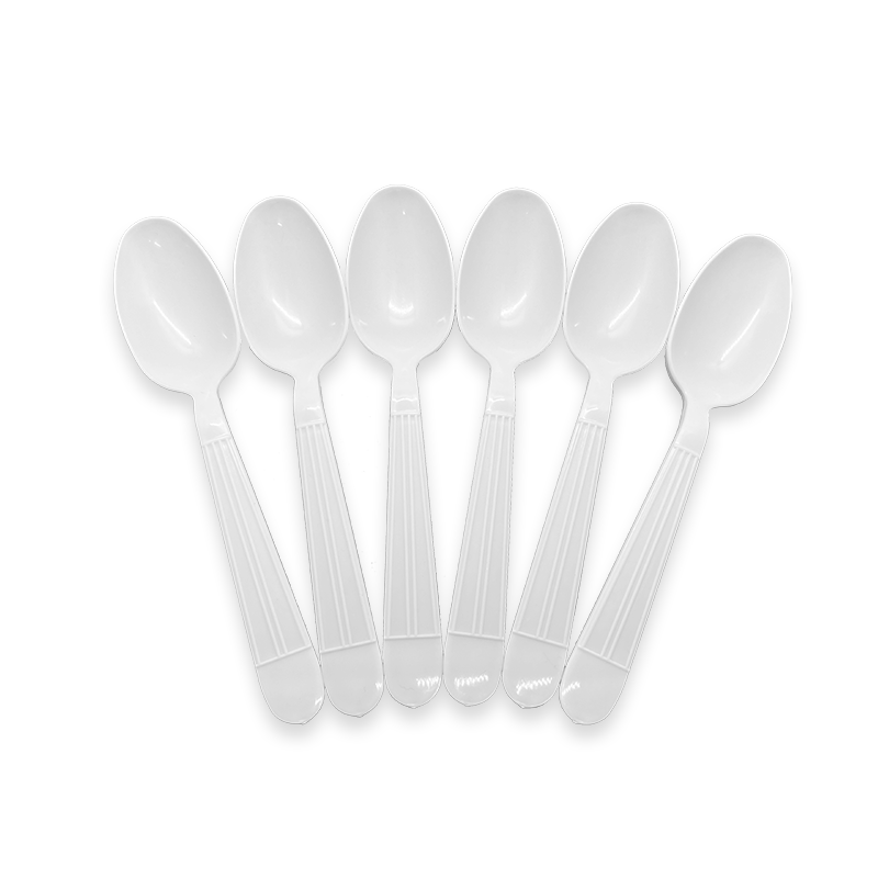 CCF Bulk Heavy Duty PP Plastic Spoon - White 1000 Pieces/Case