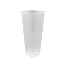 Load image into Gallery viewer, CCF 32OZ (950/975ml) Premium PP Injection Plastic Square Cup - Clear 240 sets/Case
