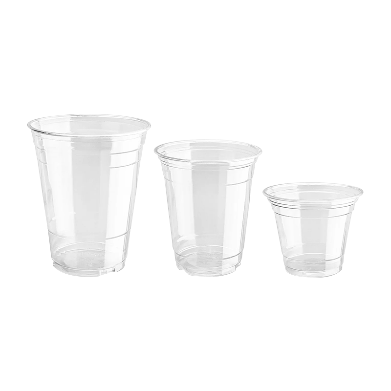 32oz Crystal Clear Pet Plastic Cups, Disposable Cold Cups (Case of 500)