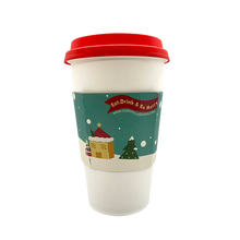 Load image into Gallery viewer, 【Limited Sale】CCF Holiday Design Eco Friendly Disposable Corrugated Drink Cup Sleeves - 1000 Pieces/Case